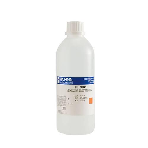 Dung dịch hiệu chuẩn Hanna HI7081L natri clorua 30g/l, 500 ml