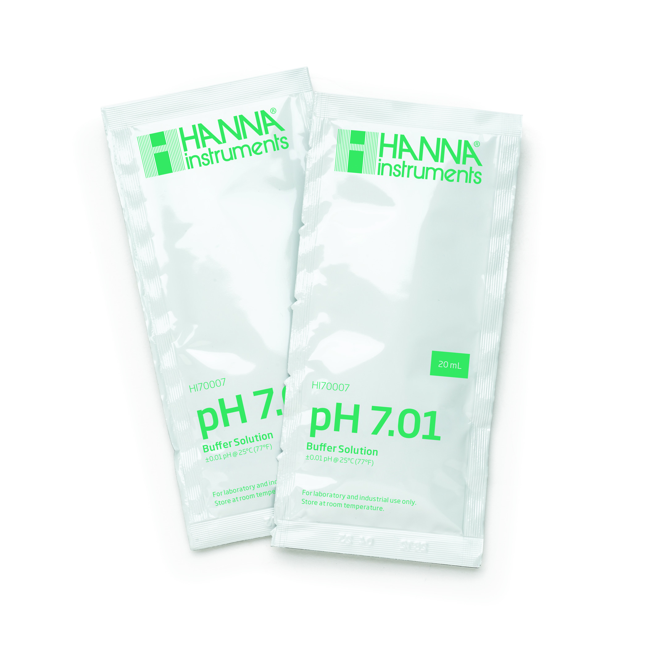 Dung dịch hiệu chuẩn pH 7.01, 25 gói 20ml Hanna HI70007P