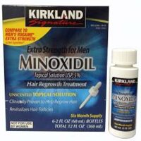 Dung dịch mọc tóc Kirkland Signature Extra Strength for Men Minoxidil 5% Hair Regrowth Treatment - chống rụng tóc và hói đầu cho nam giới