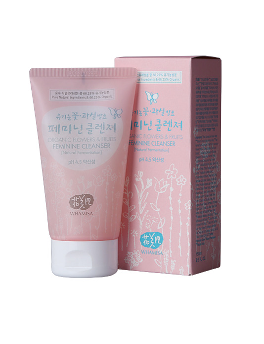 Dung dịch vệ sinh phụ nữ Whamisa Organic Flowers & Fruits Feminine Cleanser