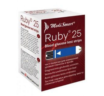 Que thử đường huyết MediSmart Ruby 