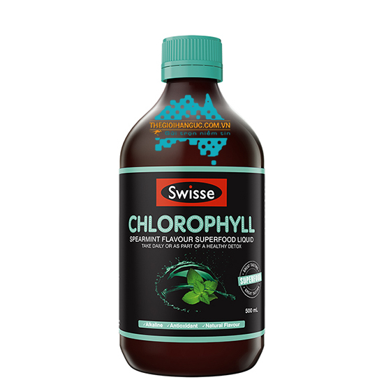 Nước diệp lục Swisse vị bạc hà Chlorophyll Spearmint 500ml ...