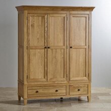 Tủ quần áo Holy 3 cánh gỗ sồi 1m6