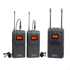 Mic không dây thu âm phỏng vấn cho máy ảnh máy quay Boya BY-WM8 UHF ...