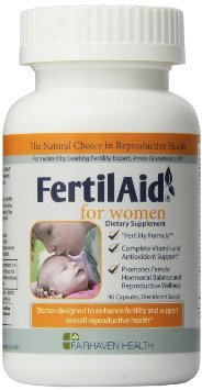 FertilAid for Women - Viên uống Hỗ trợ Sinh sản cho Nữ và tăng khả năng thụ thai, 90 viên