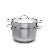 Fivestar - ST24-3D - Bộ 2 Nồi Xửng Inox 3 Đáy 24Cm