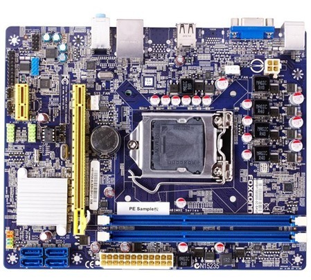 Bo mạch chủ - Mainboard Foxconn H61MXE - Socket 1155, Intel H61, 2 x DIMM, Max 16GB, DDR3