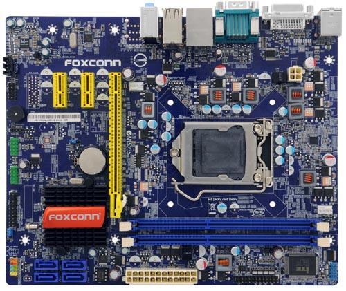 Bo mạch chủ - Mainboard Foxconn H61MXV - Socket 1155, Intel H61, 2 x DIMM, Max 16GB, DDR3