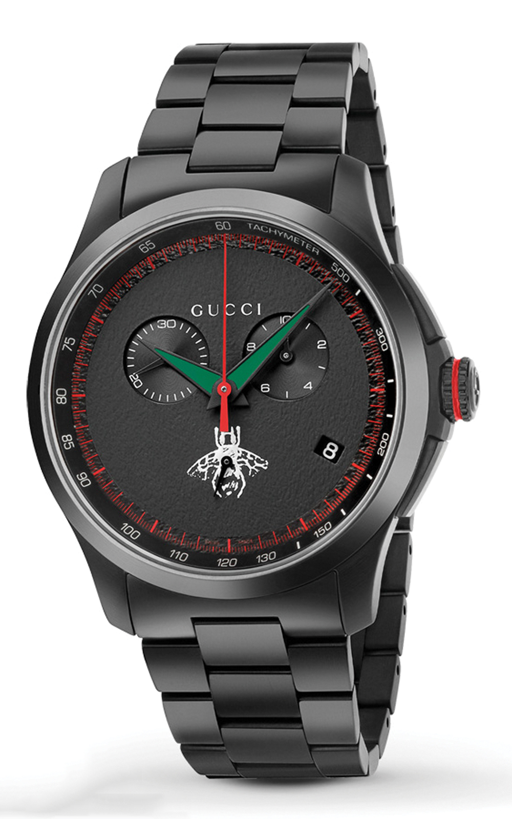 G-Timeless Chronograph Black Dial Men's Watch YA126269, 44mm