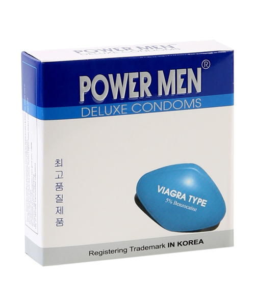 Bao cao su Power Men Viagra Type (Hộp 3 chiếc) 