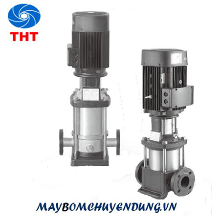 Máy bơm trục đứng inox cánh inox Lepono LVS 2 -13 2HP (220V) 