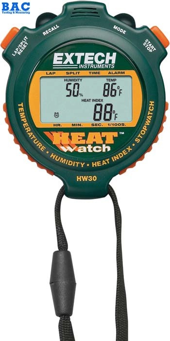Đồng hồ bấm giờ hiển thị nhiệt Extech - HW30 