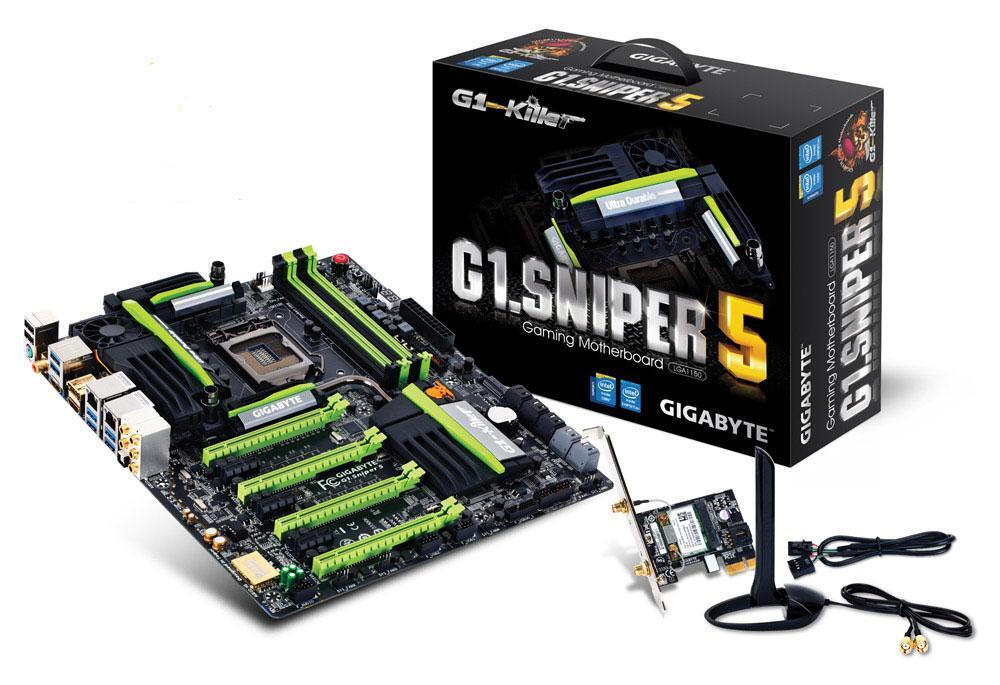 Bo mạch chủ - Mainboard Gigabyte GA G1.Sniper 5 - Socket 1150, Intel Z87, 4 x DIMM, Max 32GB, DDR3