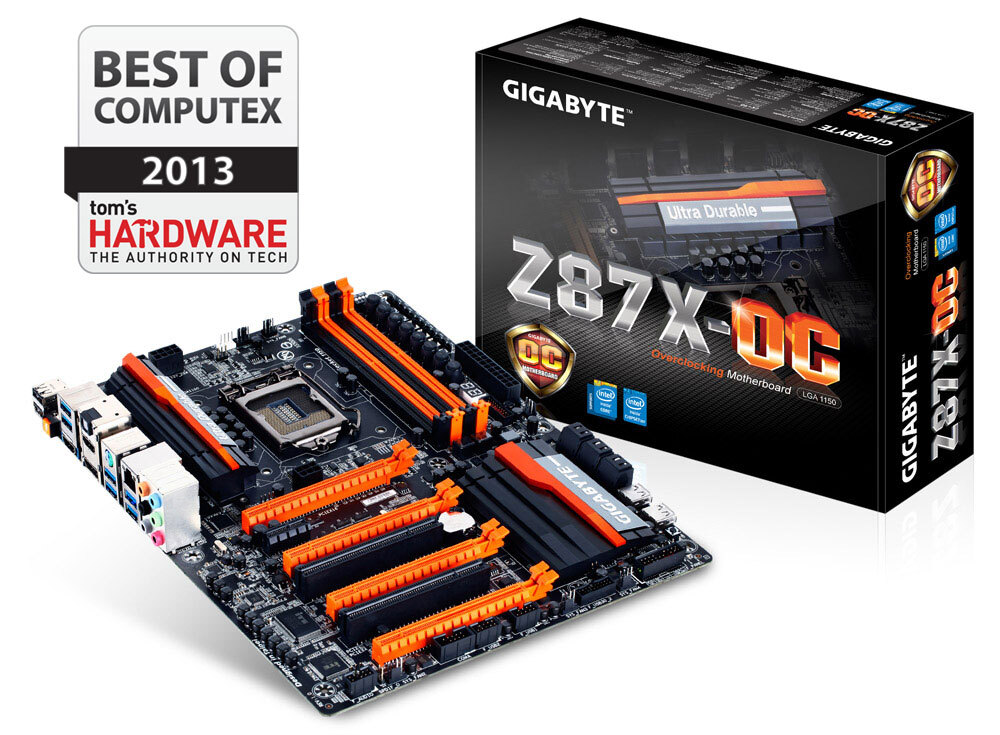 Bo mạch chủ - Mainboard Gigabyte GA Z87X-OC - Socket 1150, Intel Z87, 4 x DIMM, Max 32GB, DDR3