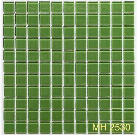 Gạch trang trí Mosaic thủy tinh đơn sắc MH 2530
