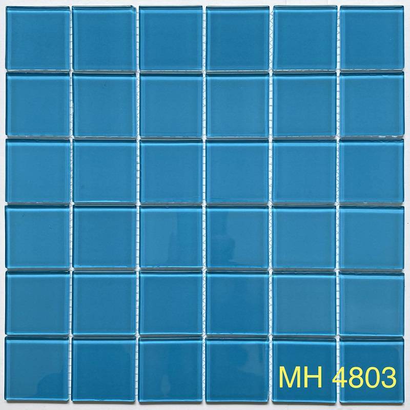 Gạch trang trí Mosaic thủy tinh đơn sắc MH 4803