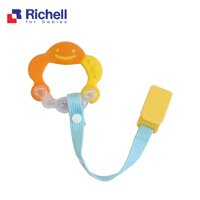 Gặm nướu xúc xắc tròn có dây đeo Richell RC50363