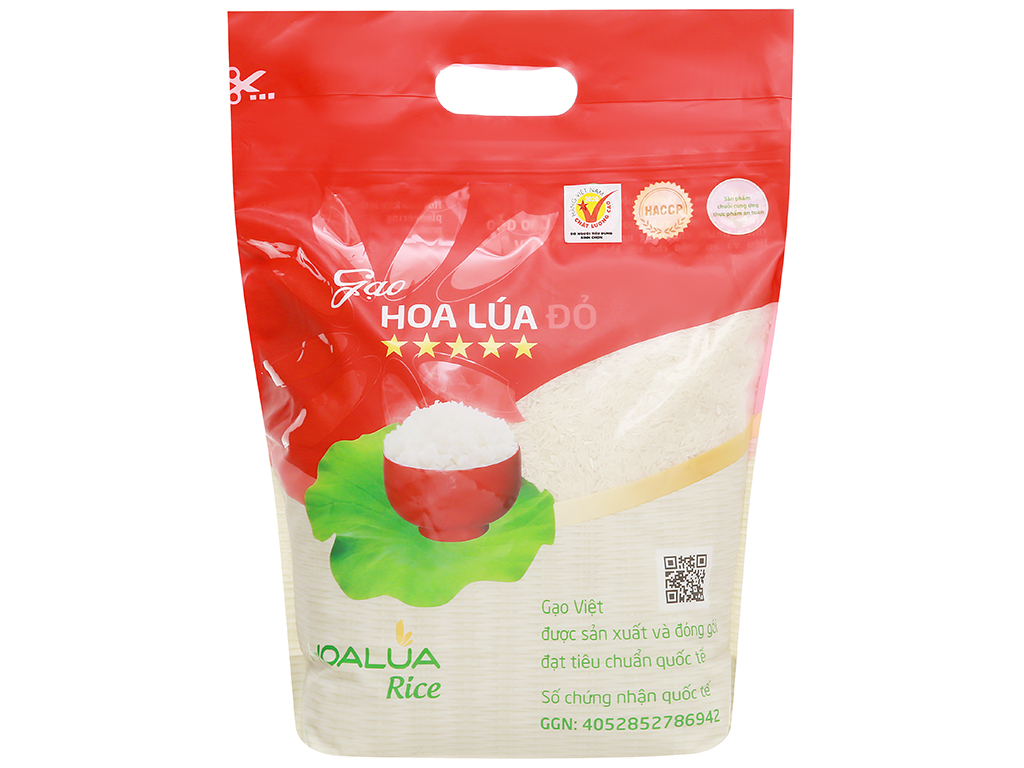 Gạo Hoa Lúa đỏ túi 5kg