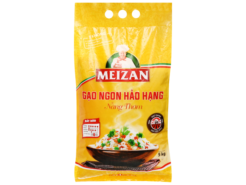 Gạo Meizan Nàng Thơm túi 5kg