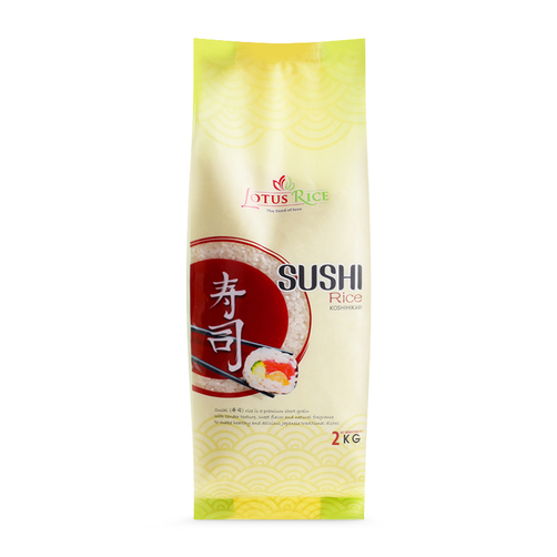 Gạo Sushi Lotus Rice Gói 2kg