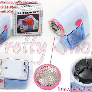 Máy cắt lông xù quần áo mini dùng 2 pin AA - GD041