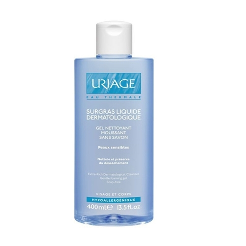 Gel rửa mặt cho da dầu Uriage Surgras Liquide Dermatologique 400ml
