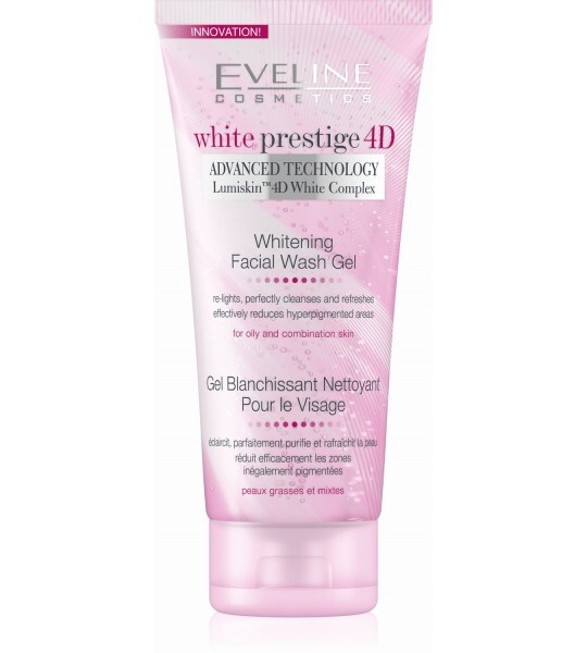 Gel rửa mặt trắng da Eveline White Prestige 4D 200ml