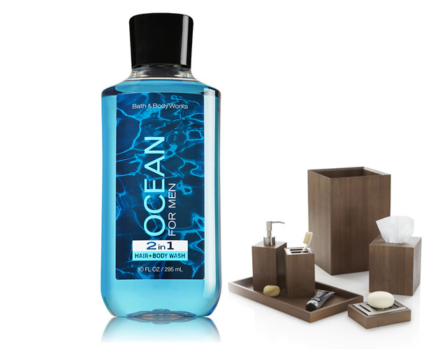 Gel tắm Bath & Body Works-Ocean 2-in-1 Hair + Body Wash