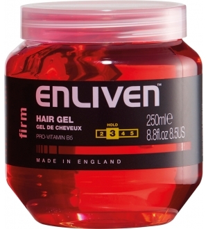 Gel vuốt tóc giữ nếp vừa Enliven Hair Gel Firm 500ml (độ cứng 3/5)