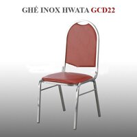 Ghế dựa inox Hwata cố định mặt simili GCD22