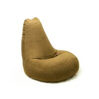 Ghế lười Gaming màu nâu chấm bi vàng MS60 - Size lớn