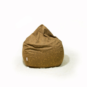 Ghế lười giọt nước Teardrop Beanbag MS63 nâu hoa văn - Size nhỏ