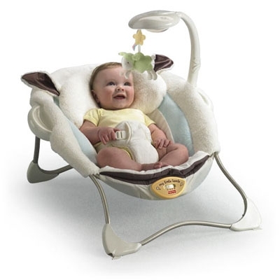 Ghế rung My Little Lamb Deluxe Infant Seat 8 điệu nhạc Fisher Price P2792