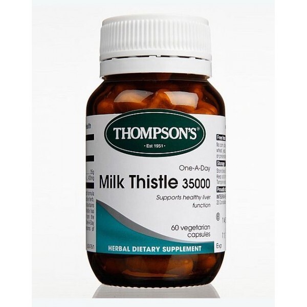 Giải độc gan Thompson Milk Thistle 35000mg 60 viên
