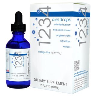 Giảm cân 1234 Diet Drops - Dành cho người khó giảm cân, 60 ml
