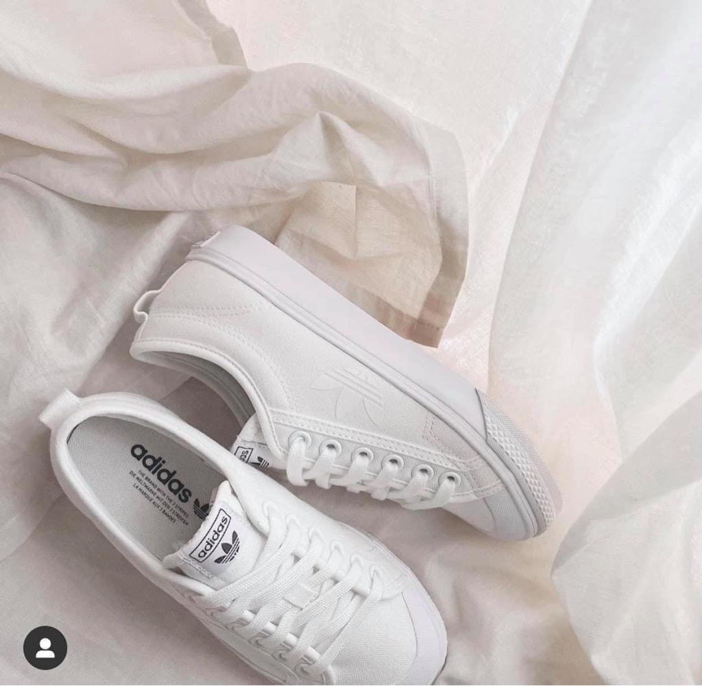 Giày adidas Nizza Trefoil ‘Cloud White’ FW5184