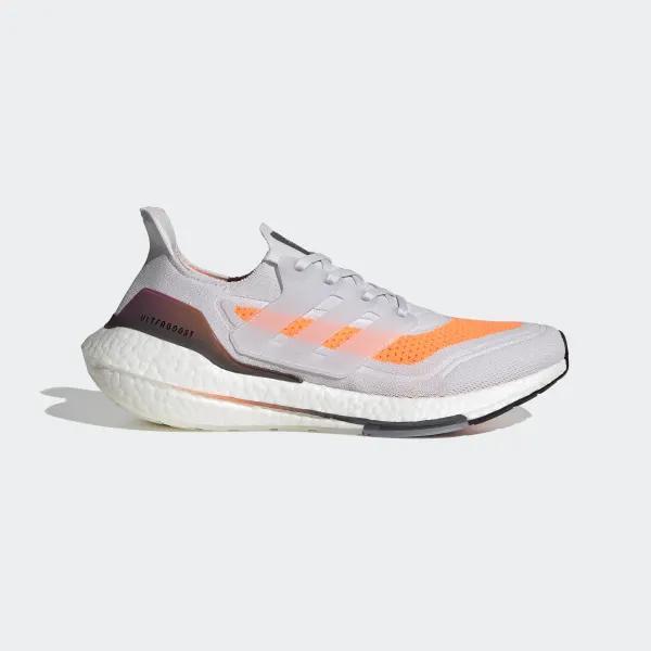 Giày Adidas UltraBoost 21 'Grey Screaming Orange' FY0375