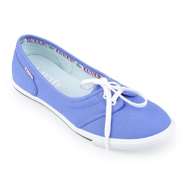 Giày búp bê nữ xuất khẩu siêu êm màu xanh TVB09