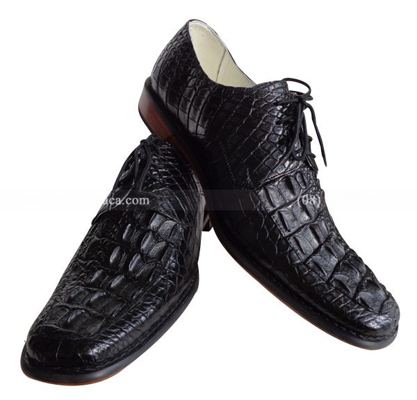 Giày nam cá sấu hoa cà gai hông 4102 - Size 42