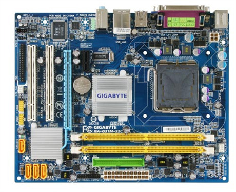 Bo mạch chủ - Mainboard Gigabyte GA-G31M-S2C - Socket 775, Intel G31/ICH7, 2 x DIMM, Max 4GB, DDR2