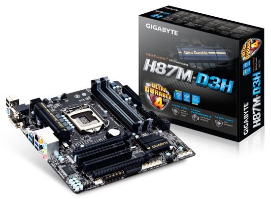 Bo mạch chủ - Mainboard Gigabyte GA-H87M-D3H - Socket 1150, Intel H87, 4 x DIMM, Max 32GB, DDR3