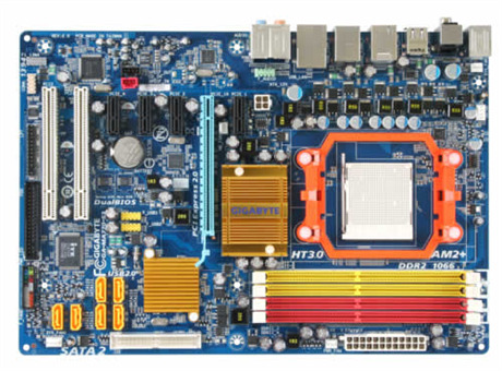 Bo mạch chủ - Mainboard Gigabyte GA-MA770-S3 - Socket AM2, AMD 770/SB700, 4 x DIMM, Max 16GB, DDR2