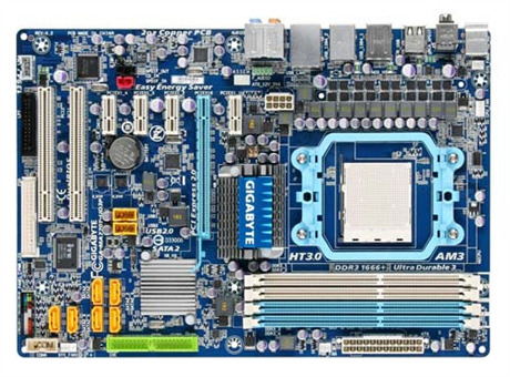 Bo mạch chủ - Mainboard Gigabyte GA-MA770T-UD3P - Socket AM3, AMD 770/SB710, 4 x DIMM, Max 16GB, DDR3