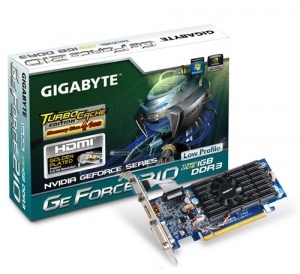 Card đồ họa (VGA Card) Gigabyte GV-N210TC - GeForce 210, 1GB, DDR3, 64 bit, PCI-E 2.0
