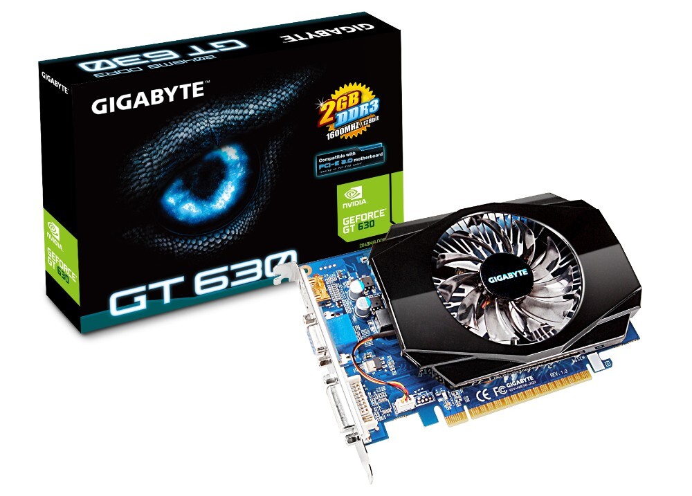 Card đồ họa (VGA Card) Gigabyte GV N630-2GI - GeForce GT630, 2GB, DDR3, 128 bit, PCI-E 2.0
