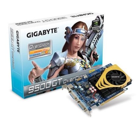 Card đồ họa (VGA Card) Gigabyte GV-N95TOC-512I - NVIDIA GeForce 9500 GT OC, GDDR2, 512MB, 128-bit, PCI Express x16 2.0