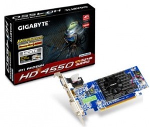 Card đồ họa (VGA Card) Gigabyte GV-R455HM-512I - ATi Radeon HD 4550, 512MB GDDR3, 64-bit, PCI Express x16