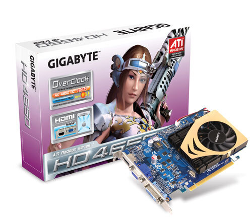 Card đồ họa (VGA Card) Gigabyte GV-R465OC - ATI Radeon HD 4650, 1GB, 128-bit, GDDR2, PCI Express 2.0 x16