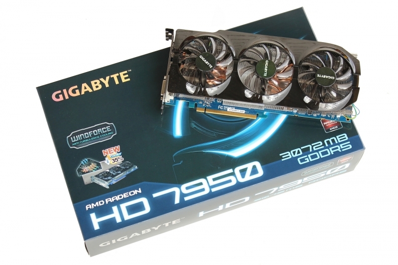 Card đồ họa (VGA Card) Gigabyte GV-R795WF3-3GD - ATI RADEON HD7950 , GDDR5, 3GB , 384bit , PCI-E 3.0