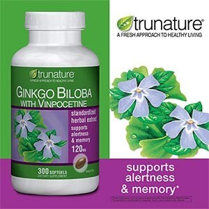 Ginkgo Biloba - Tăng cường tuần hoàn não - Hộp 300 viên của Mỹ